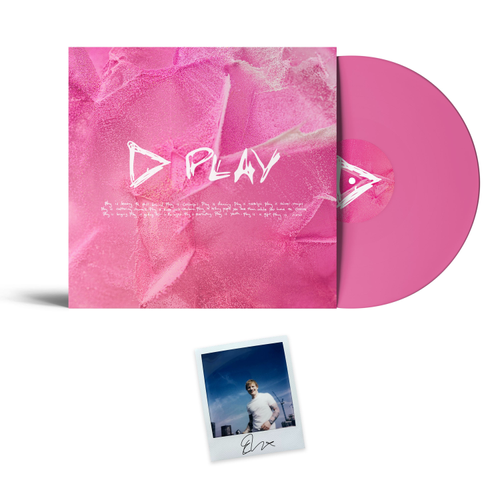 Ed Sheeran - 限定 アナログ レコード LP Vinyl サイン付き SHEERAN,ED PLAY (INDIE EXCLUSIVE PINK W/SIGNED POLARO LP