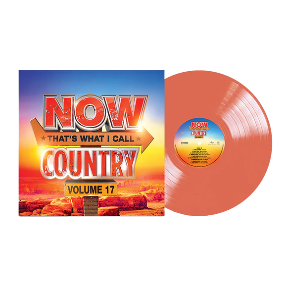 NOW COUNTRY 17 – VARIOUS (ORANGE VINYL) - LP •