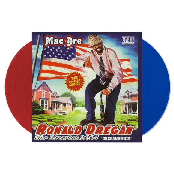 MAC DRE – RONALD DREGAN - DREGANOMICS (BLUE & RED VINYL) - LP •