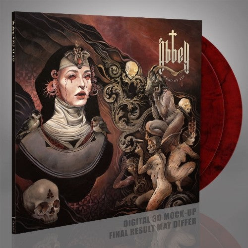 ABBEY – WORD OF SIN (RED/BLACK MARBLED) - LP •