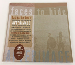 AFTERIMAGE – FACES TO HIDE (WHITE VINYL W/ BONUS FLEXI) - LP •