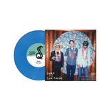 JULIA & THE SQUEEZETTES & LYNC – CUE CARDS (OCEAN BLUE VINYL) - 7" •