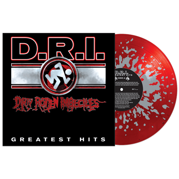 D.R.I. – GREATEST HITS (RED/SILVER SPLATTER) - LP •