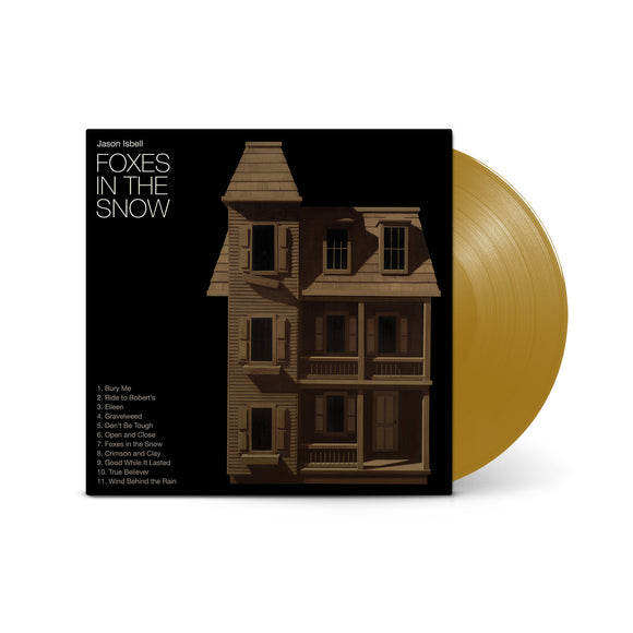 JASON ISBELL – FOXES IN THE SNOW (INDIE EXCLUSIVE METALLIC GOLD VINYL) LP <br>PREORDER out 3/7/2025 •