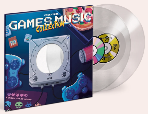 LONDON MUSIC WORKS – ESSENTIAL GAMES MUSIC COLLECTION (CLEAR VINYL) - LP •