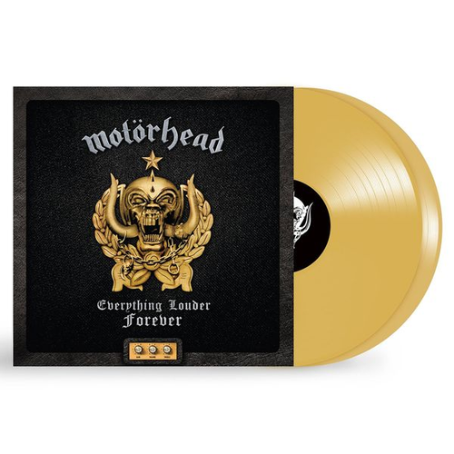 MOTORHEAD – EVERYTHING LOUDER FOREVER: VERY BEST OF MOTORHEAD (INDIE EXCLUSIVE GOLD VINYL) - LP •
