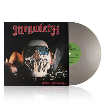 MEGADETH – KILLING IS MY BUSINESS...AND BUSINESS IS GOOD (40TH ANNIVERSARY OPAQUE SILVER) - LP •