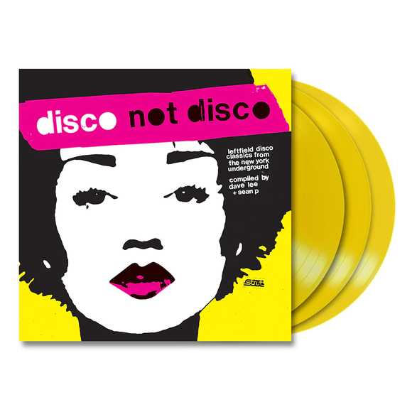 DISCO NOT DISCO / 25TH ANNIVERSARY – VARIOUS (YELLOW VINYL) - LP •