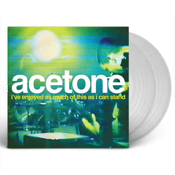 ACETONE – I'VE ENJOYED AS MUCH OF THIS AS I CAN STAND - LIVE AT THE KNITTING FACTORY, NYC: MAY 31, 1998 (CLEAR VINYL) (RSD24) - LP •