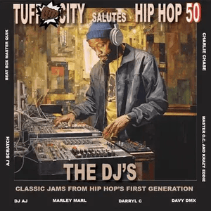 TUFF CITY SALUTES HIP HOP 50: – THE DJ JAMS (RED VINYL) (RSD BLACK FRIDAY 2023) - LP •