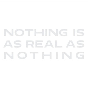 ZORN,JOHN – NOTHING IS AS REAL AS NOTHING - CD •