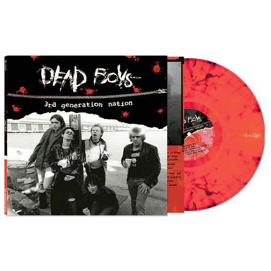 DEAD BOYS – 3RD GENERATION NATION (RED MARBLE VINYL) - LP •