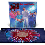 DEATH – SPIRITUAL HEALING (FOIL SLEEVE - RED, CYAN BLUE AND BLACK TRI COLOR MERGE WITH SPLATTER) - LP •