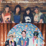 JULIA & THE SQUEEZETTES & LYNC – CUE CARDS (OCEAN BLUE VINYL) - 7" •