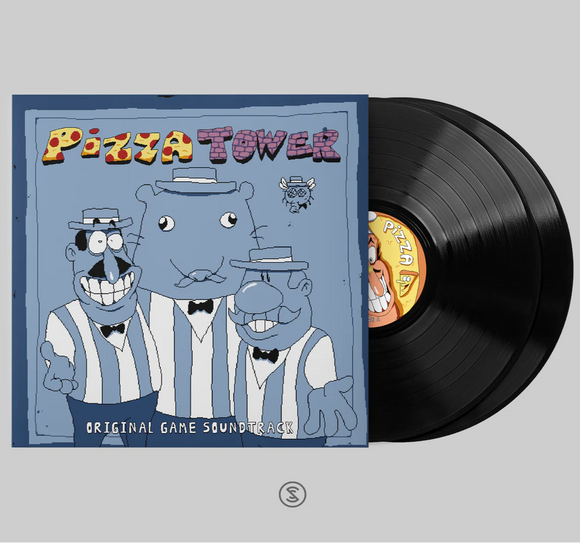 PIZZA TOWER – GAME SOUNDTRACK (BLACK VINYL) - LP •