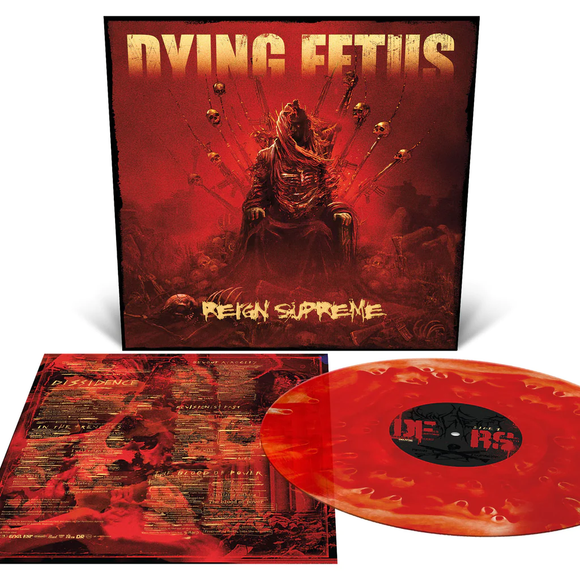 DYING FETUS – REIGN SUPREME (POOL OF BLOOD) - LP •