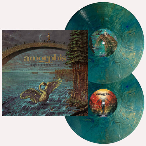 AMORPHIS – BORDERLAND (INDIE EXCLUSIVE GREEN BLUE MARBLED) - LP •