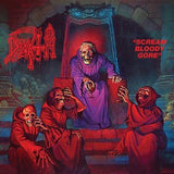 DEATH – SCREAM BLOODY GORE (FOIL SLEEVE - NEON VIOLET, BONE WHITE AND RED TRI COLOR MERGE WITH SPLATTER) - LP •