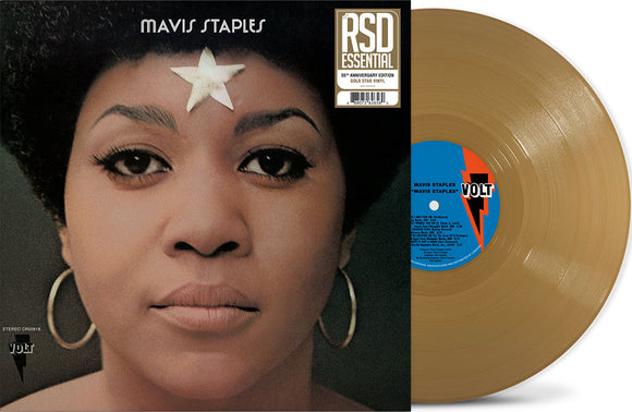 MAVIS STAPLES – MAVIS STAPLES (GOLD STAR VINYL) (RSD ESSENTIALS) LP <br>PREORDER out 12/6/2024 •