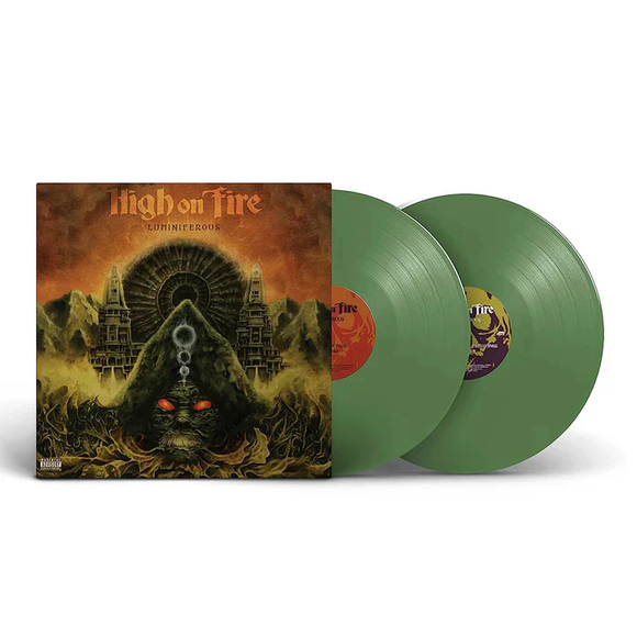 HIGH ON FIRE – LUMINIFEROUS (OPAQUE OLIVE GREEN) - LP •