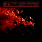 HIM – WHEN LOVE AND DEATH EMBRACE: BEST OF 1997-2003 (WHITE VINYL) - LP •