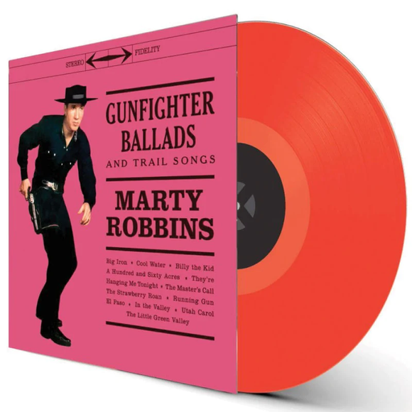 ROBBINS,MARTY – GUNFIGHTER BALLADS & TRAIL SONGS (RED VINYL) - LP •