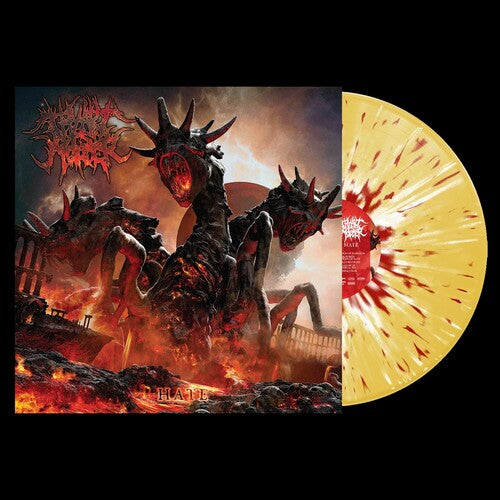 THY ART IS MURDER – HATE (YELLOW W/RED WHITE SPLATTER) - LP •