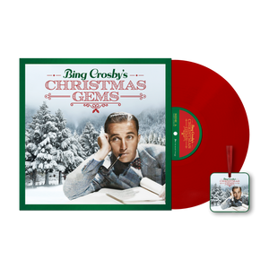 CROSBY,BING – BING CROSBY'S CHRISTMAS GEMS (RED VINYL - WITH ORNAMENT) - LP •