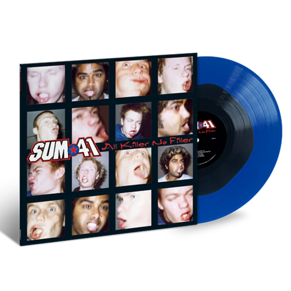 SUM 41 – ALL KILLER NO FILLER (BLUE & BLACK VINYL) - LP •