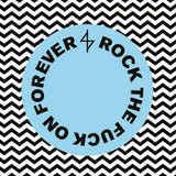 ANGEL DU$T – ROCK THE FUCK ON FOREVER (BLUE WITH BLACK SPLATTER) - LP •