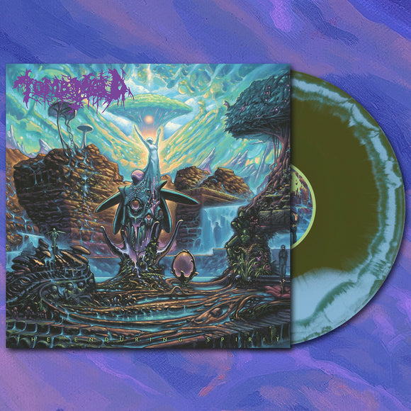 TOMB MOLD – ENDURING SPIRIT (SWAMP GREEN / BABY BLUE MERGE VINYL) - LP •