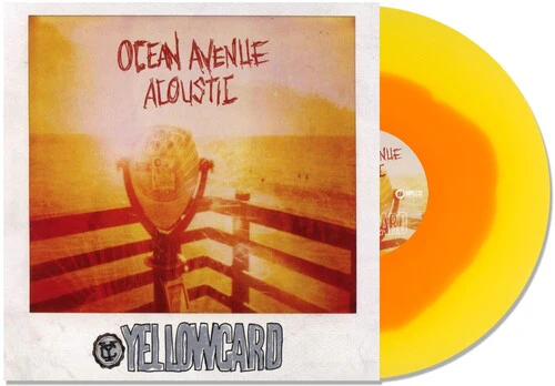 YELLOWCARD – OCEAN AVENUE ACOUSTIC (ORANGE INSIDE YELLOW VINYL)- LP •