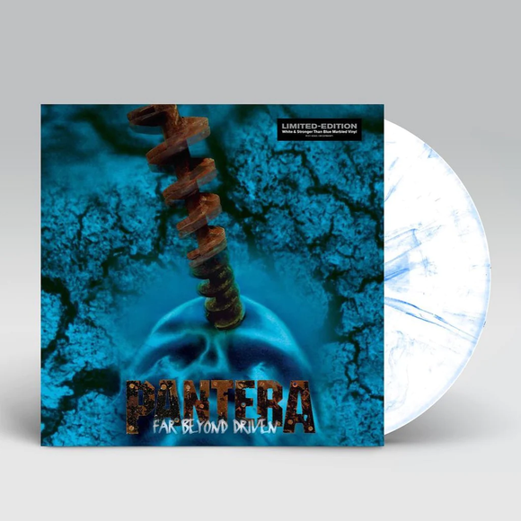 PANTERA – FAR BEYOND DRIVEN (WHITE & STRONGER THAN BLUE MARBLED VINYL) - LP •