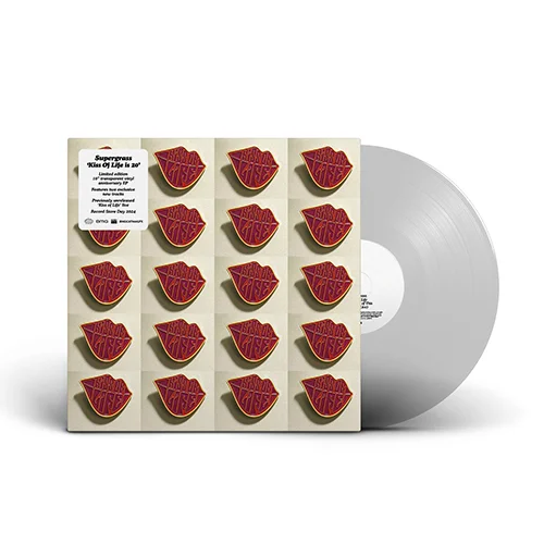 SUPERGRASS – KISS OF LIFE IS 20 (10 INCH) (TRANSPARENT VINYL) (RSD24) - 10