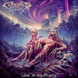 CUTTERRED FLESH – LOVE AT FIRST BITE (RED/BLUE SPLATTER) - LP •