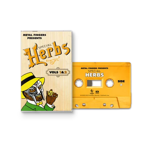 MF DOOM – METAL FINGERS PRESENTS: SPECIAL HERBS VOL. 1 & 2 - TAPE •