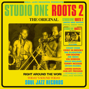 SOUL JAZZ RECORDS PRESENTS – STUDIO ONE ROOTS 2 (TRANSPARENT GREEN VINYL) - LP •