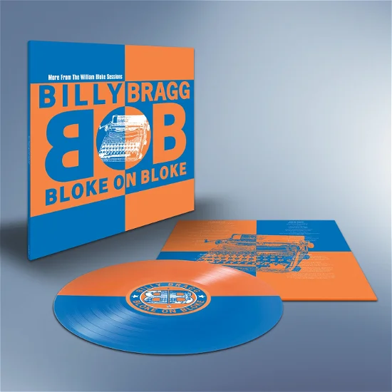 BRAGG,BILLY – BLOKE ON BLOKE (ORANGE/BLUE SPLIT) (RSD24) - LP •