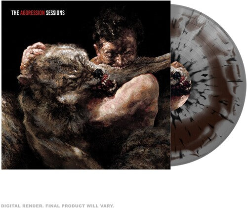 AGGRESSION SESSIONS – VARIOUS (GREY/BROWN SWIRL) - LP •