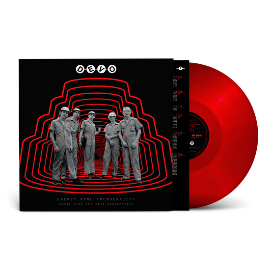 DEVO – ENERGY DOME FREQUENCIES: SONGS FROM THE DEVO DOCUMENTARY (RED VINYL) - LP •