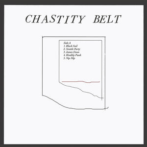 CHASTITY BELT – NO REGERTS (10TH ANNIVERSARY)(BLACK & WHITE SWIRL) - LP •