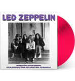 LED ZEPPELIN – INTERNATIONAL MOTOR SPEEDWAY LIVE IN LEWISVILLE TEXAS 31ST AUGUST 1969 (PINK VINYL) - LP •