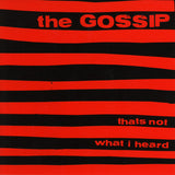 GOSSIP – THAT'S NOT WHAT I HEARD (RED APPLE) - LP •