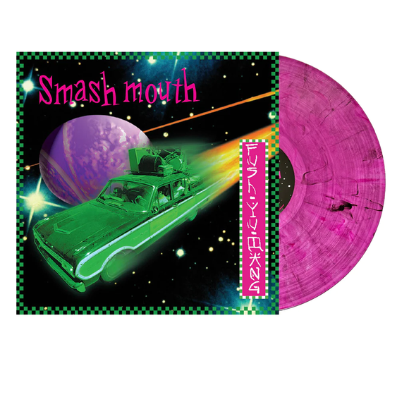 SMASH MOUTH – FUSH YU MANG (STRAWBERRY PINK WITH BLACK SWIRL) - LP •