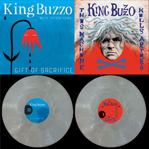 KING BUZZO – THIS MACHINE KILLS / GIFT OF SACRIFICE  (INDIE EXCLUSIVE SILVER STREAK VINYL) - LP •