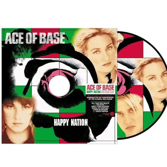 ACE OF BASE – HAPPY NATION (PICTURE DISC) - LP •