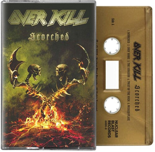 OVERKILL – SCORCHED (GOLD SHELL) - TAPE •