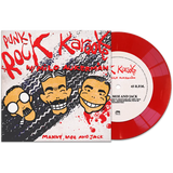 PUNK ROCK KARAOKE / AUKERMAN,MILO – MANNY MOE & JACK (RED VINYL) - 7" •