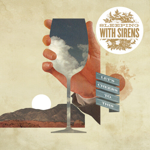 SLEEPING WITH SIRENS – LET'S CHEERS TO THIS (WHITE/GOLD SMUSH VINYL) - LP •