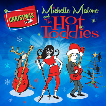 MALONE,MICHELLE – CHRISTMAS WITH MICHELLE MALONE & THE HOT TODDIES (RED VINYL) - LP •